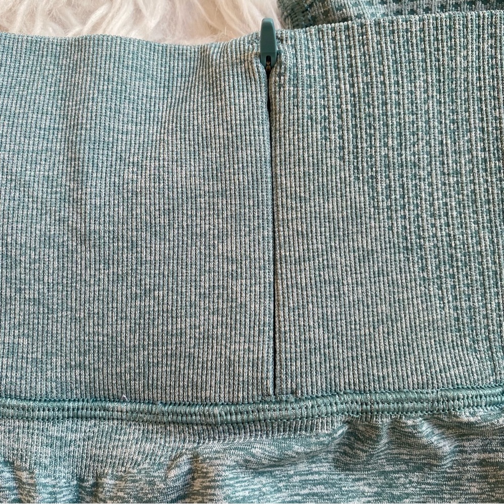 Gymshark Vital Rise Seamless Leggings Women’s Size Small Washed Jade Marl - Picture 8 of 16